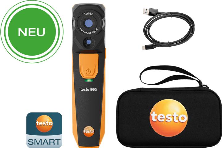 Actual product image Testo 860i Set (Mobile phone thermal imaging camera)