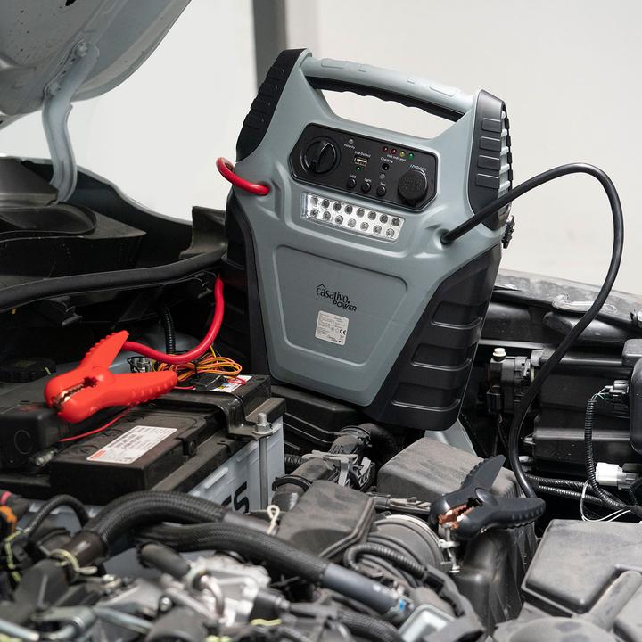 Immagine prodotto Casativo Banca di energia 5-in-1 con funzione di avviamento e compressore d'aria 150psi, USB, 12V, 20.000 mAh (1000 A, 20000 mAh)