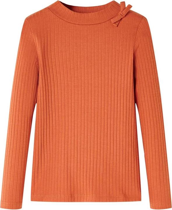Immagine prodotto VidaXL Camicia da bambino a maniche lunghe arancione scuro 92,Materiale: 95 (92)