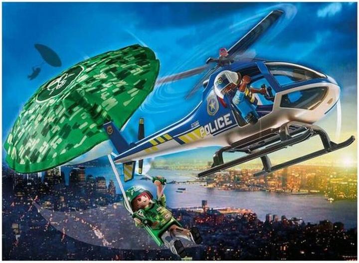 Produktbild Playmobil Polizei-Hubschrauber: Fallschirm-Verfolgung (70569, Playmobil City Life)