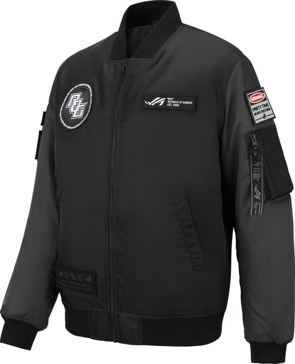 Produktbild ASUS ROG Cosmic Bomber, Bomber, Male, Adult, M, SML, Black, Grey (M)