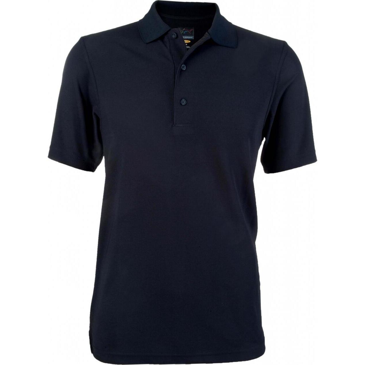 Greg Norman, Herren, Shirt, performance respirant, Schwarz, (XS)