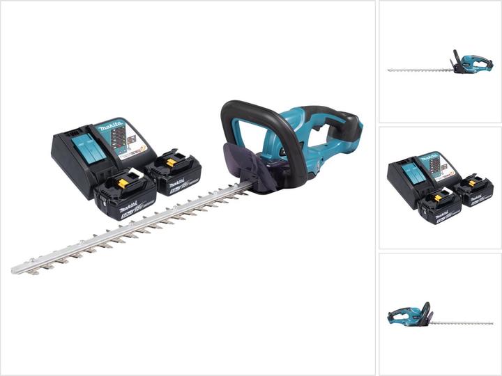 Produktbild Makita DUH 507 RT2 Akku Heckenschere 18 V 50 cm + 2x Akku 5,0 Ah + Ladegerät (Akkubetrieb)