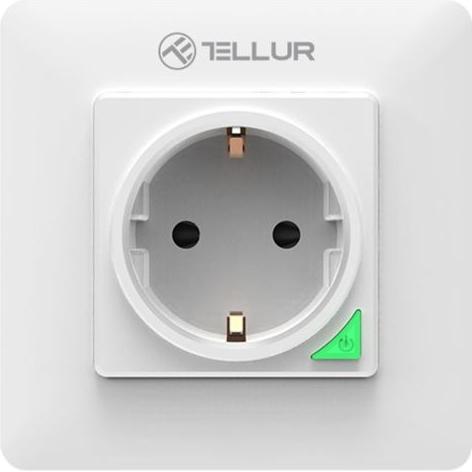 Tellur, Steckdose, Smart WiFi Wall Plug 3000w, 16A, white