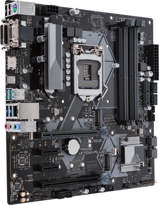 Image du produit ASUS Prime H370M-Plus (LGA 1151, Intel H370, mATX)