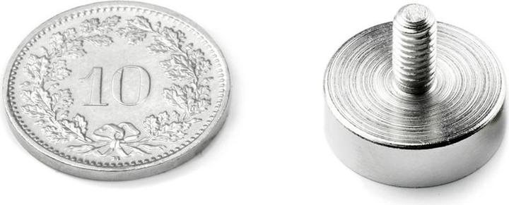 Actual product image Supermagnete Holding magnet with threaded pin (5x)