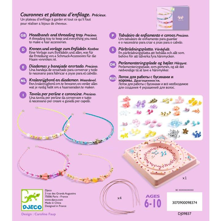 Actual product image Djeco Make a hairband