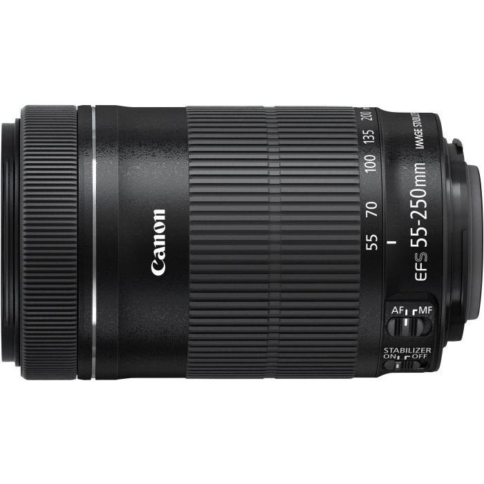 Thumbnail - Canon EF-S f/4.0-5.6 IS STM + ET-63 + Lens Cloth SLR Standardobjektiv (Canon EF-S, APS-C / DX), Objektiv, Schwarz