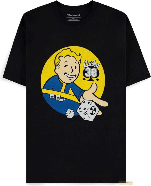Difuzed Fallout - Lucky 38 Dice Men's Short Sleeved T-shirt - 2XL (XXL)
