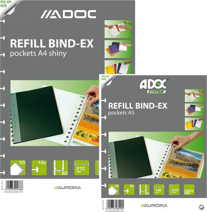 Actual product image Adoc Spare bags (A4, 10 x)