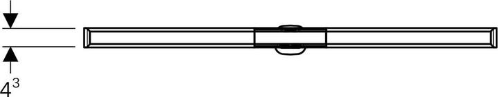 Produktbild Geberit Canaletto Doccia Cleanline (300 mm)