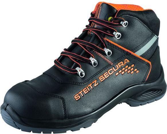 Actual product image Steitz Lace-up boot black/orange VX 7600, S3 NB (S3, 38)