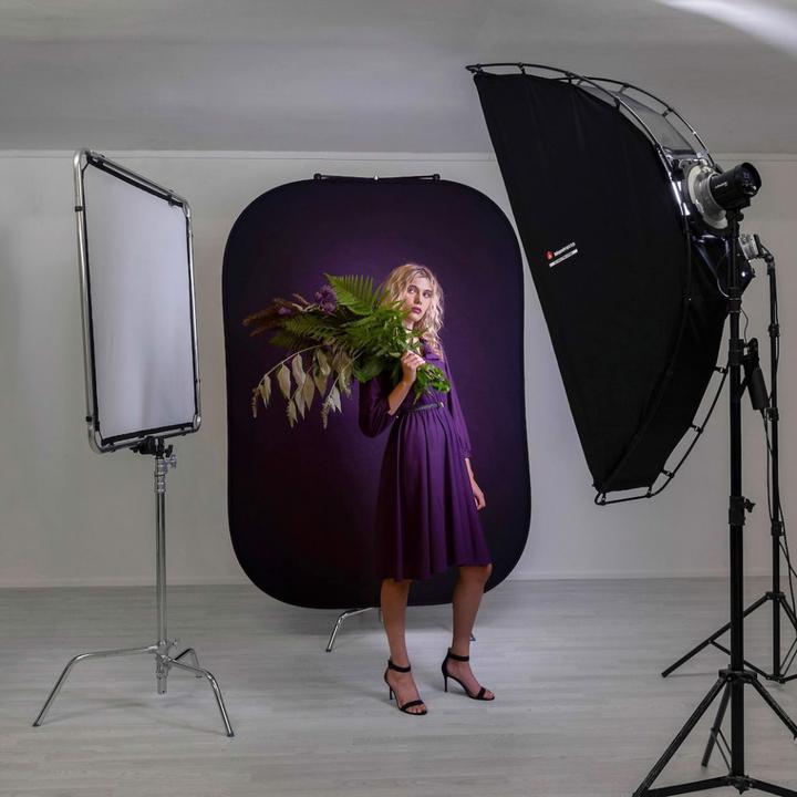 Image du produit Lastolite Vintage 1.5 x 2.1m Aubergine/Crimson Collapsible (154 cm, 215 cm)