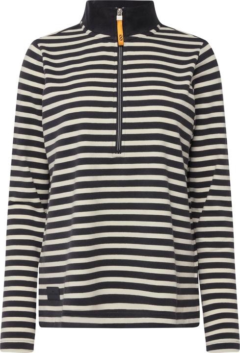 Produktbild Laurasøn Sweatshirt, Ringel, Troyer-Kragen, Langarm, OEKO-TEX (L)