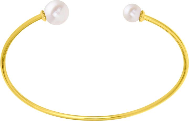 Immagine prodotto Lara BRACCIALE Placcato - PERLA SINTETICA - RIGIDO (Ottone)