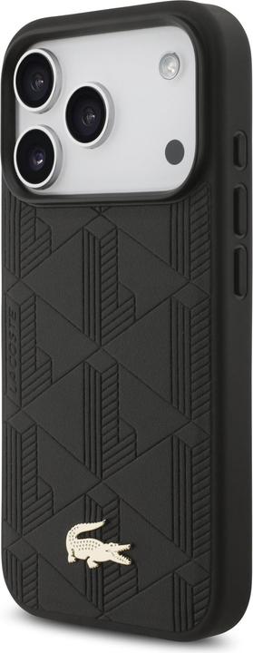 Immagine prodotto Lacoste - Hardcase Monogramme Gold Logo MagSafe (LCHMP17LPNOK) - iPhone 17 Pro - Black (Apple iPhone 17 Pro)