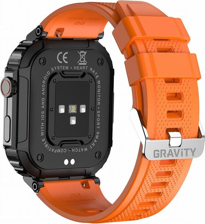 Produktbild Gravity SMARTWATCH MĘSKI GT6-3 - WYKONYWANIE POŁĄCZEŃ, MONITOR SNU (sg020c)