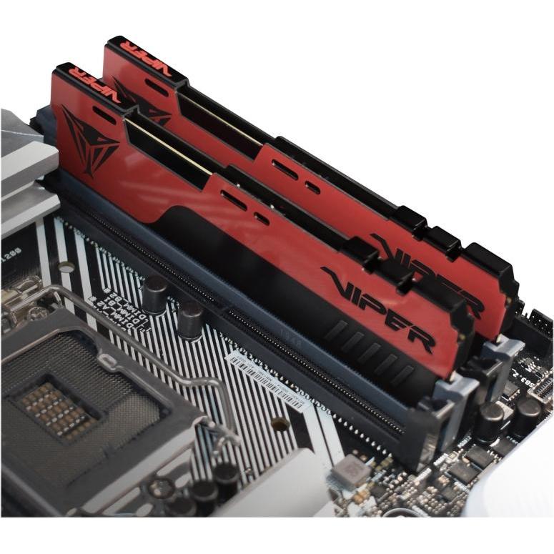 Thumbnail - Patriot PVE248G266C6 Speichermodul GB DDR4 (1 x 8GB, 2666 MHz, DDR4-RAM, DIMM), RAM, Rot, Schwarz