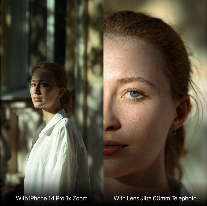 Actual product image ShiftCam Smartphone-Objektiv LensUltra 60mm Telephoto