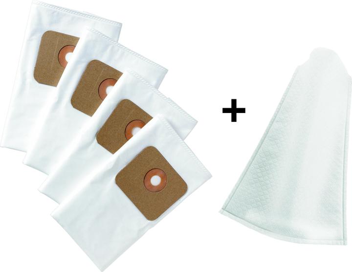 Tectool NTS Vlies - Set de sacs filtrants et de filtres humides 4+1
