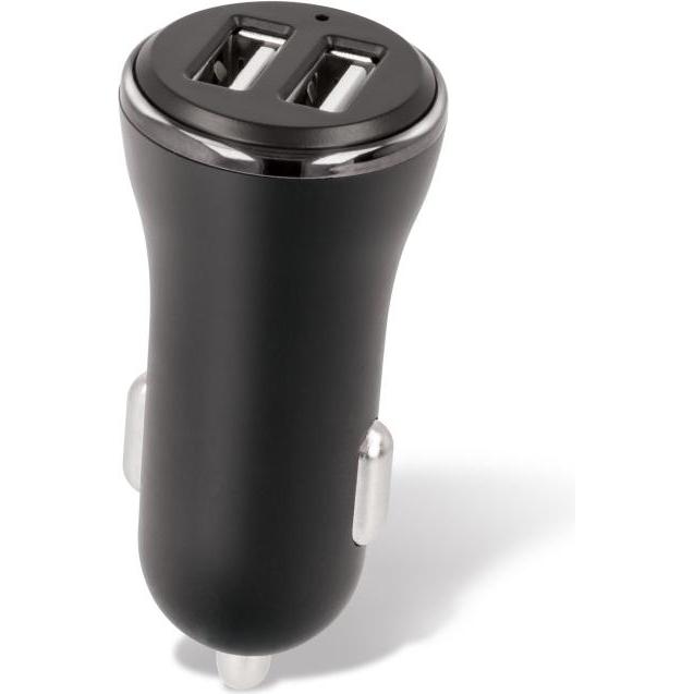 Forever CC-03 Autoladegerät 2x USB 3,6A schwarz, Auto Adapter, Schwarz