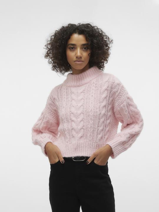 Produktbild Vero Moda VMDREAM LS HIGHNCK CROP PULLOVER GA EXC Strickpullover (XL)