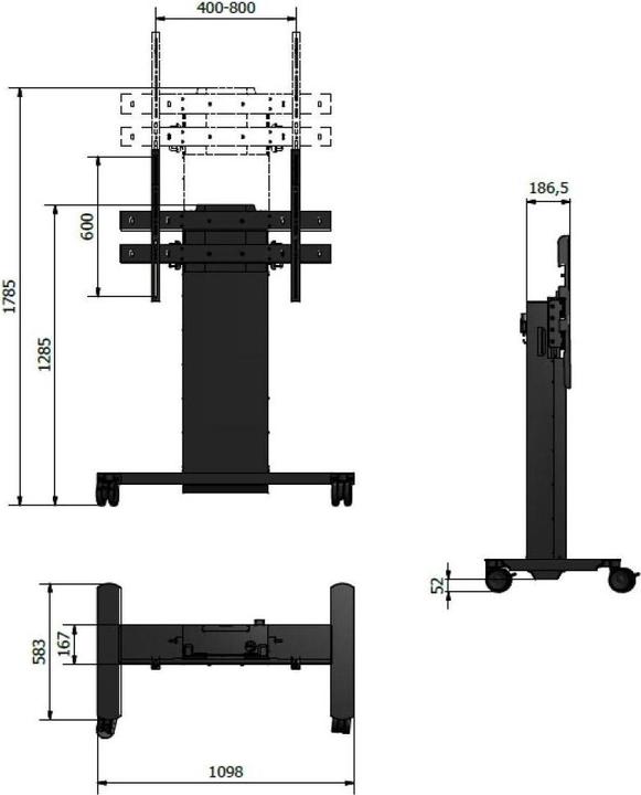 Produktbild DSS Mobilift 0049sw (110", 150 kg)