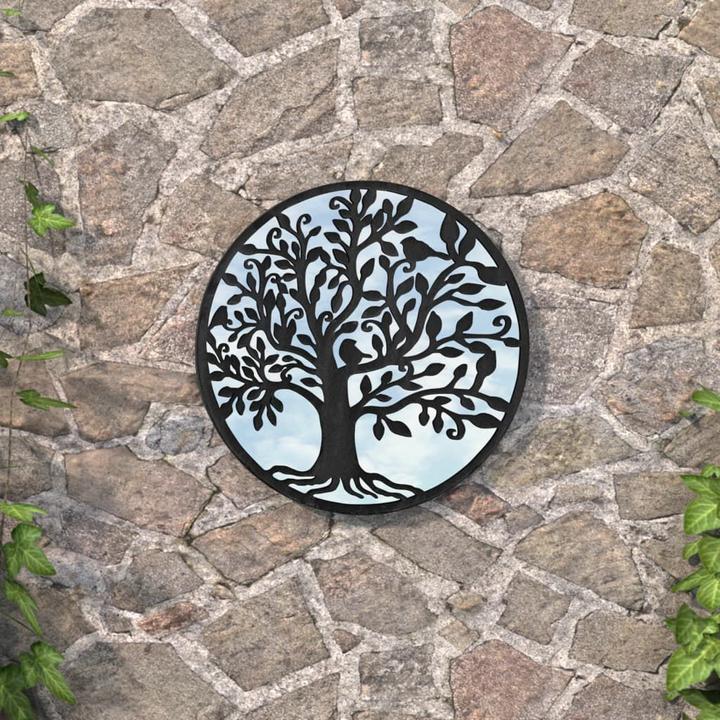 Actual product image vidaXL runder Gartenspiegel (60 cm)