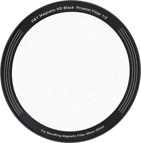H&Y Black Mist Magnetic 1/2 Clip-on Filter for REVORING 46-62mm (62 mm, Black Mist Filter)