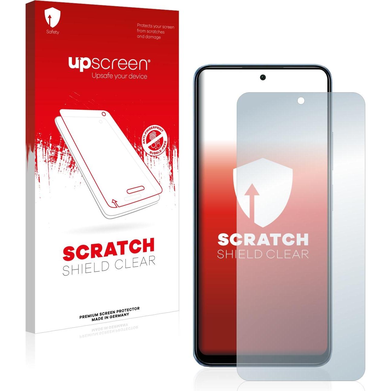 upscreen Scratch Shield Displayschutz (1 Stück, Xiaomi Redmi Note 12), Smartphone Schutzfolie, Transparent
