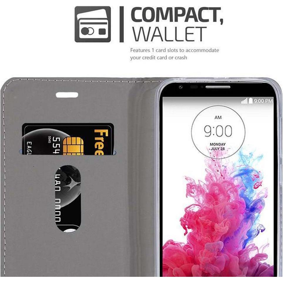 Thumbnail - Cadorabo Jeans Optik (LG G3s), Smartphone Hülle, Grau, Braun