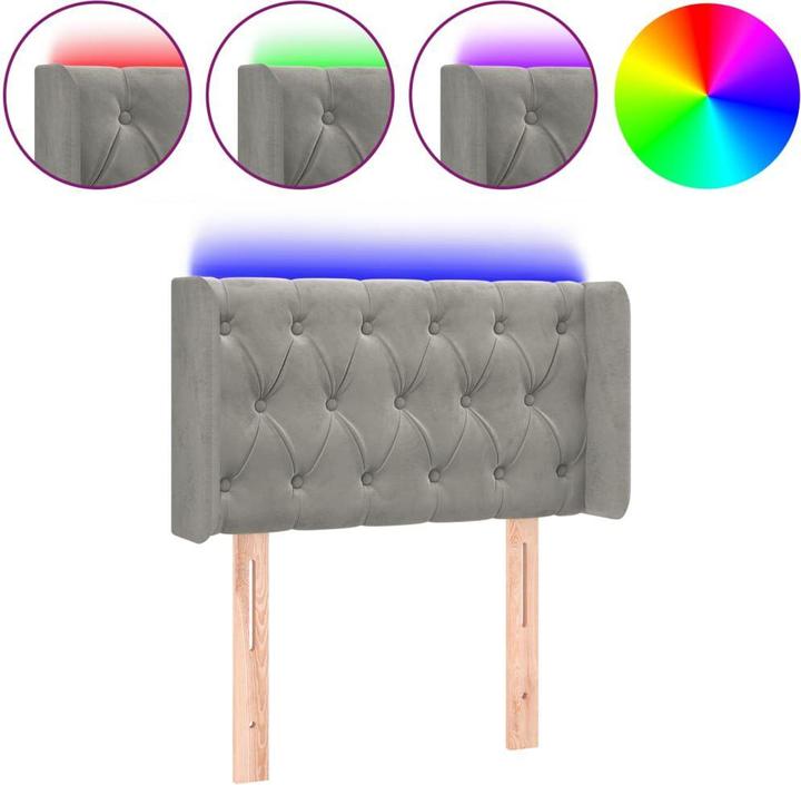 Image du produit vidaXL LED Kopfteil (83 x 16 x 88 cm)