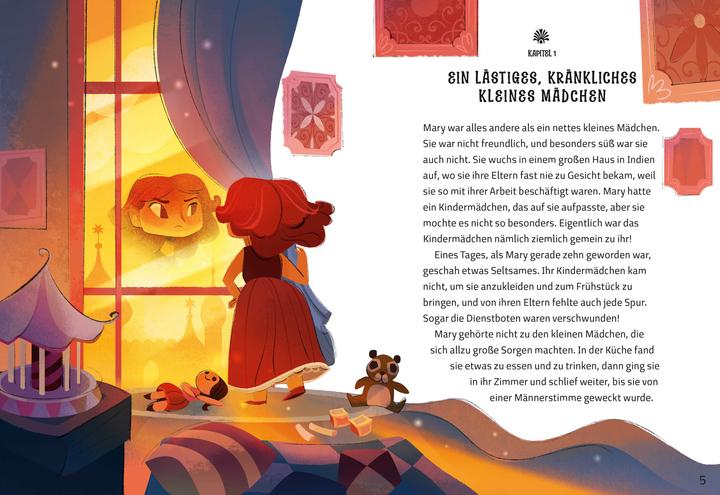 Immagine prodotto Der geheime Garten (Illustrierte Kinderbuchklassiker) (Tedesco, Domenico Russo, I bambini della Stella Bianca, Sabine Werner, 2024)