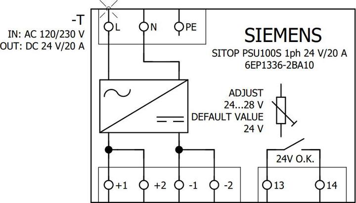 Produktbild Siemens SITOP smart: PSU100S 24V/20A