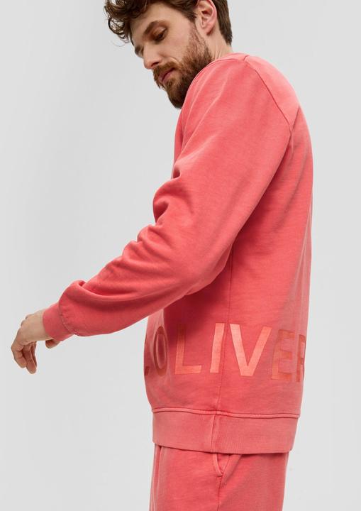 Image du produit s.Oliver Sweatshirt Baumwoll-Sweatshirt mit Logo-Print (L)