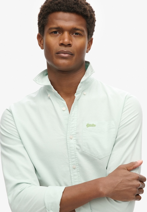 Produktbild Superdry langarmhirt au bio-baumwolle uperdry oxford (S)