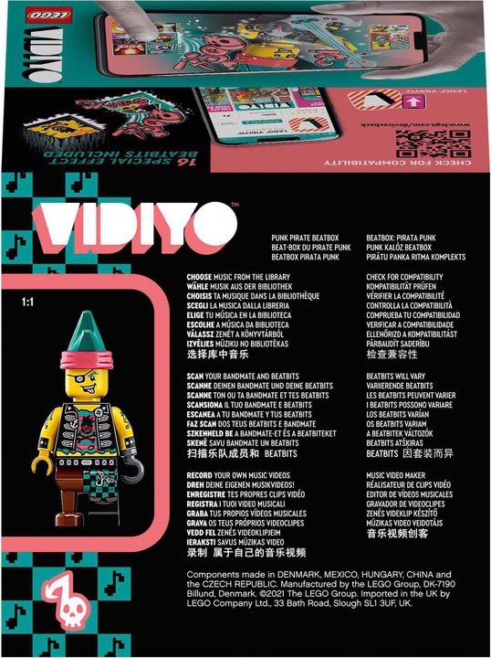 Produktbild LEGO Punk Pirate BeatBox (43103, LEGO Vidiyo)