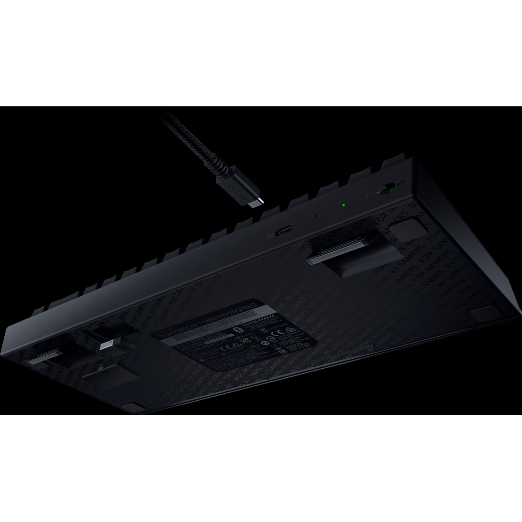 Thumbnail - Razer BlackWidow V3 Mini HyperSpeed (DE, Kabellos), Tastatur, Schwarz
