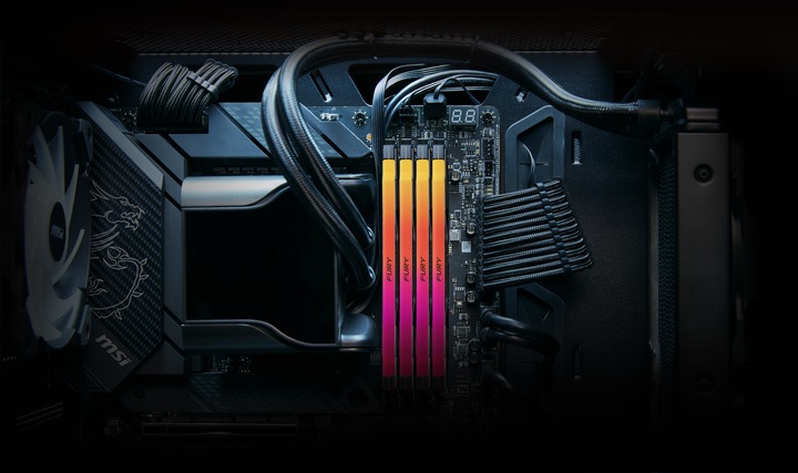 Actual product image Kingston FURY Renegade RGB (2 x 32GB, 6400 MHz, DDR5 RAM, DIMM)