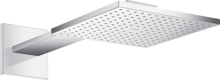 hansgrohe Kopfbrause 250/250 2jet AXOR mit Brausearm, Wandmontage chrom (2 Strahlarten, 19 l/min)