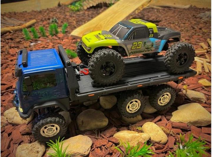 Produktbild Absima Hobby Plus RC CR-18P "Tow Truck ARKTOS 6x6" 1/18 blau RTR (RTR Ready-to-Run)