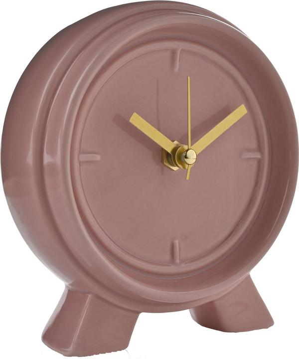 Actual product image Interval Ceramic Mantle Clock - Pink Clay