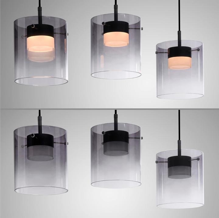 Actual product image Just Light LED-Pendelleuchte 14043-18, 7,5W, 800lm, 3000K, schwarz (800 lm)