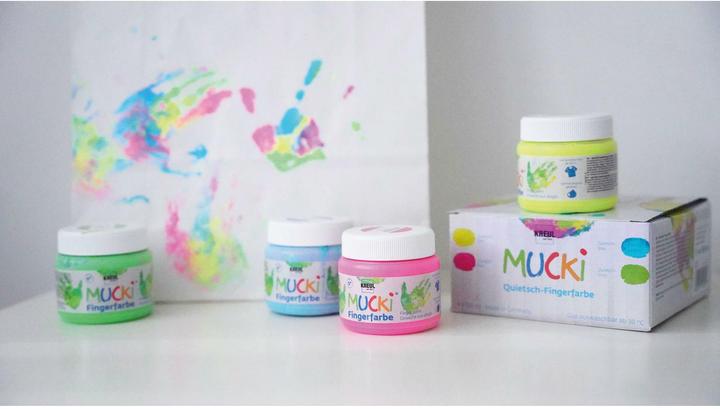 Actual product image Mucki Squeaky Finger Paint (150 ml)