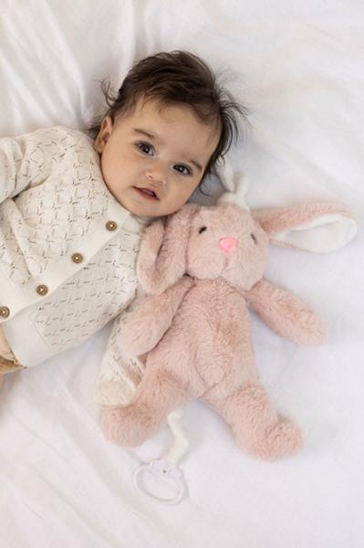 Produktbild Teddykompaniet Plüsch Spieluhr Hase Lollan rosa