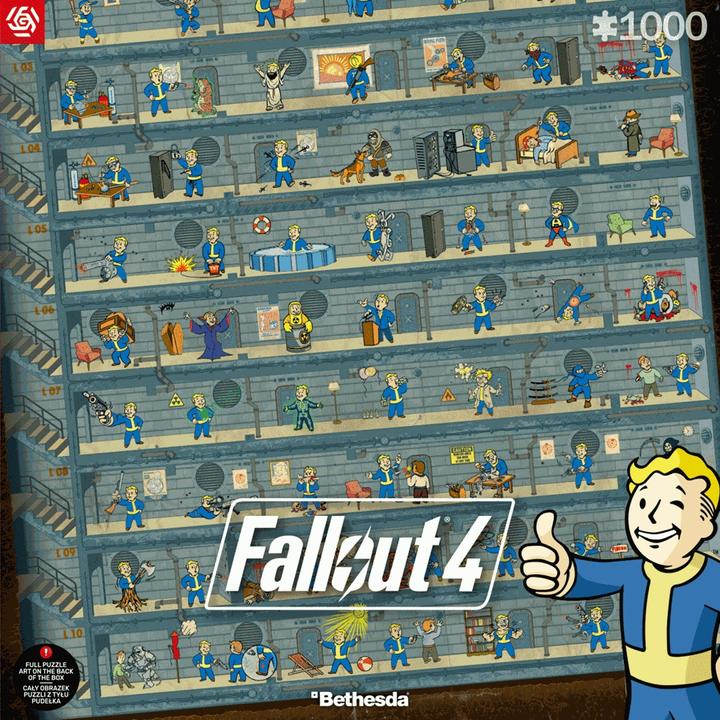Actual product image Good Loot Puzzle Gaming Puzzle: Fallout 4 Perk Poster 1000 elementów (1000 pieces)