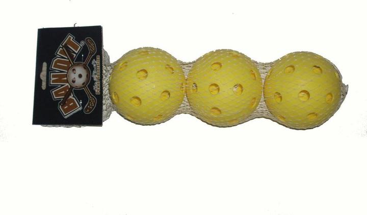 Actual product image Bandit Acito floorball balls floorball street field hockey game ball 3 pieces