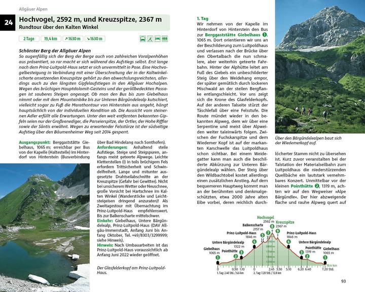 Nährwerte und Zutaten Allgäuer Wanderberge (Deutsch, Herbert Mayr, 2022)