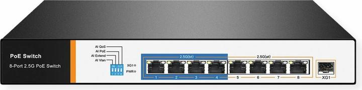 Value PoE+ 2.5 Gigabit Ethernet switch (9 Ports)