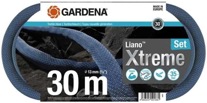 Productafbeelding Gardena Textielslang Liano Xtreme 1/2, 30 m set (30 m, 13 mm)